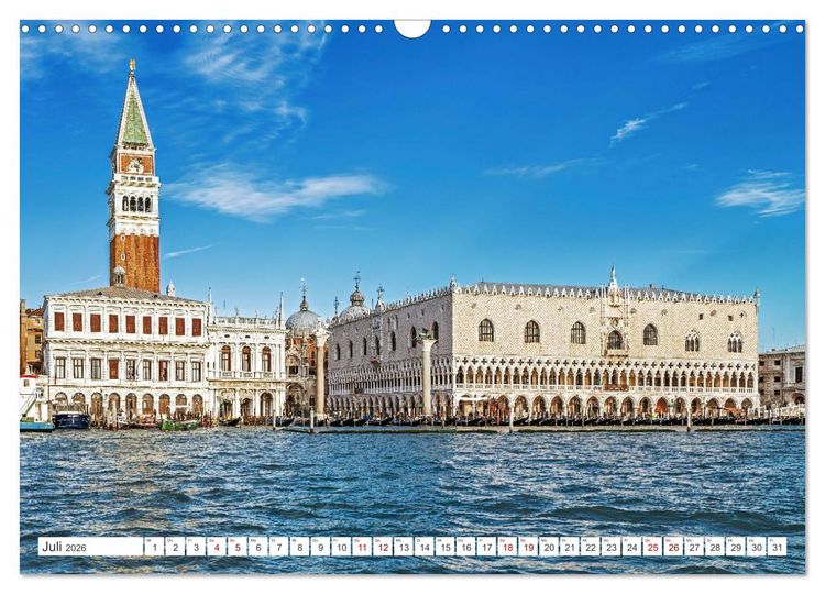 Produktbild: Venedig - Impressionen aus der Serenissima (Wandkalender 2026 DIN A3 quer), CALVENDO Monatskalender