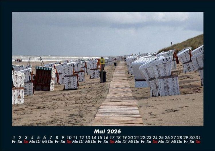 Produktbild: Nordsee 2026 Fotokalender DIN A5
