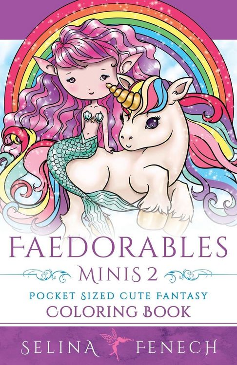 Produktbild: Faedorables Minis 2 - Pocket Sized Cute Fantasy Coloring Book