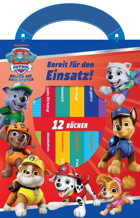 Produktbild: B&uuml;cherbox, PAW Patrol, Bereit f&uuml;r den Einsatz, rote Box