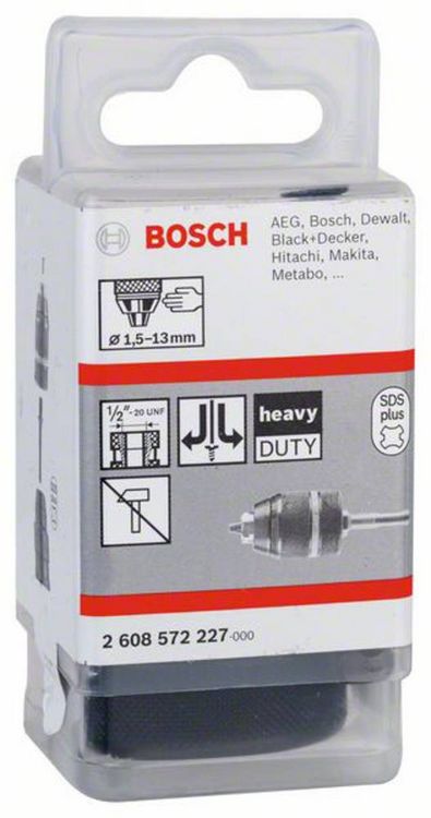 Produktbild: Schnellspannbohrfutter SDS plus, 1,5 bis 13 mm Bosch Accessories 2608572227