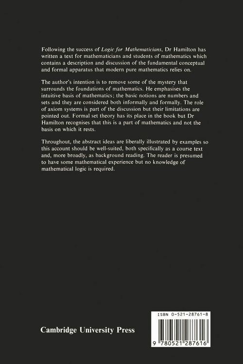 Produktbild: Numbers, Sets and Axioms