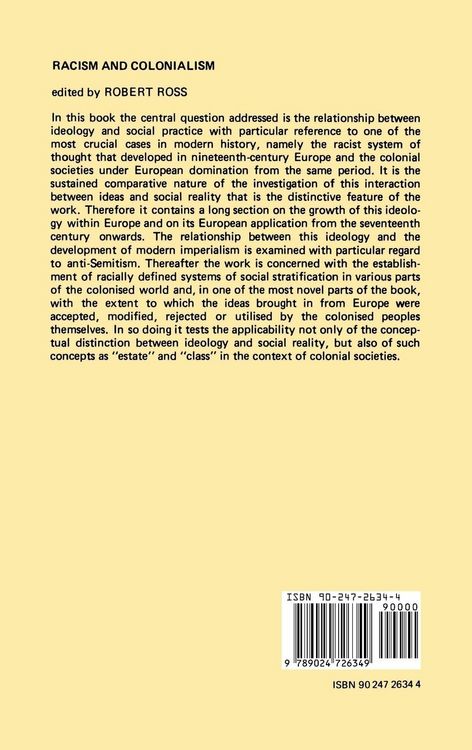 Produktbild: Racism and Colonialism