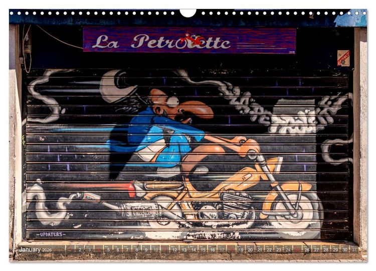 Produktbild: Streetart for Globetrotters (Wall Calendar 2026 DIN A3 landscape), CALVENDO 12 Month Wall Calendar