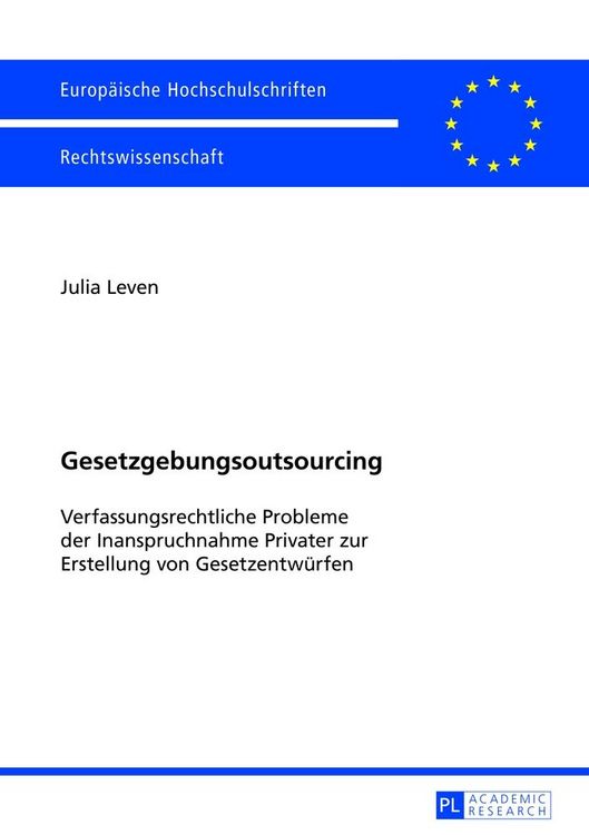 Produktbild: Gesetzgebungsoutsourcing