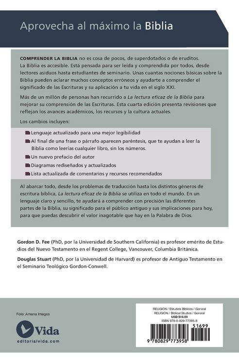 Produktbild: La Lectura Eficaz de la Biblia, Cuarta Edici&oacute;n