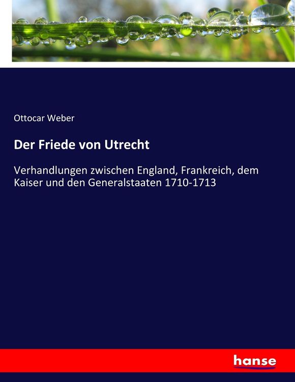Produktbild: Der Friede von Utrecht