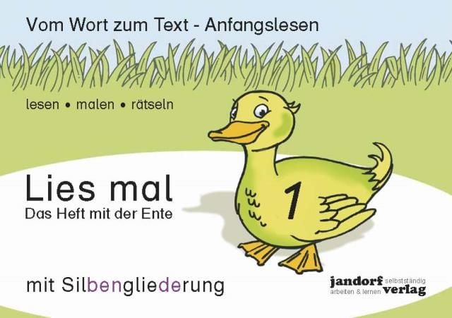 Produktbild: Lies mal Band 1 - Das Heft mit der Ente (mit Silbengliederung)