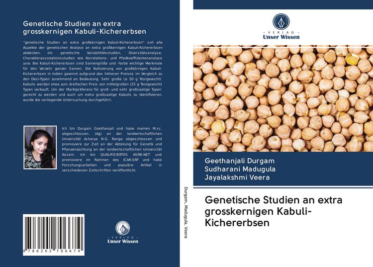 Produktbild: Genetische Studien an extra grosskernigen Kabuli-Kichererbsen