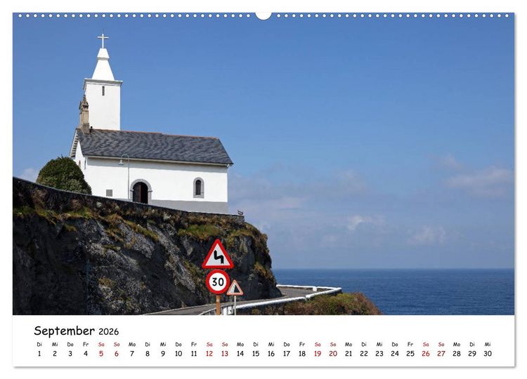 Produktbild: Nordspanien (Wandkalender 2026 DIN A2 quer), CALVENDO Monatskalender