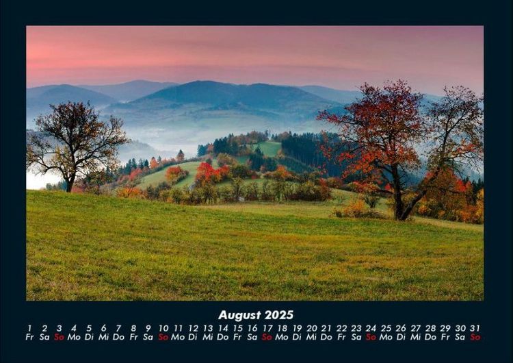 Produktbild: Bergige Welten 2025 Fotokalender DIN A4