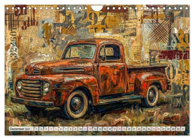 Produktbild: Patina und PS (Wandkalender 2027 DIN A4 quer), CALVENDO Monatskalender