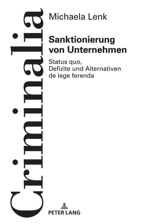 Produktbild: Sanktionierung von Unternehmen