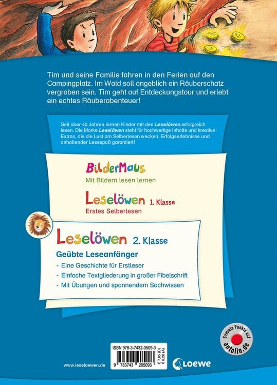 Produktbild: Lesel&ouml;wen 2. Klasse - Das Geheimnis der R&auml;uberh&ouml;hle