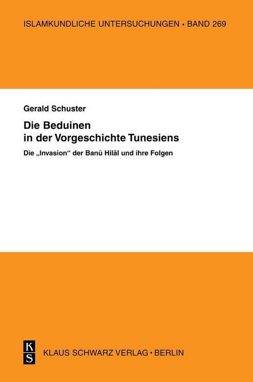 Produktbild: Die Beduinen in der Vorgeschichte Tunesiens
