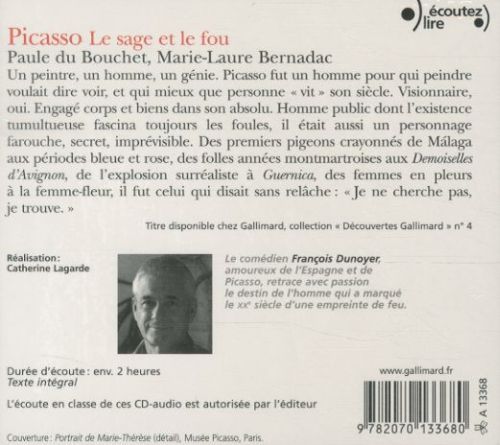 Produktbild: Picasso, le sage et le fou