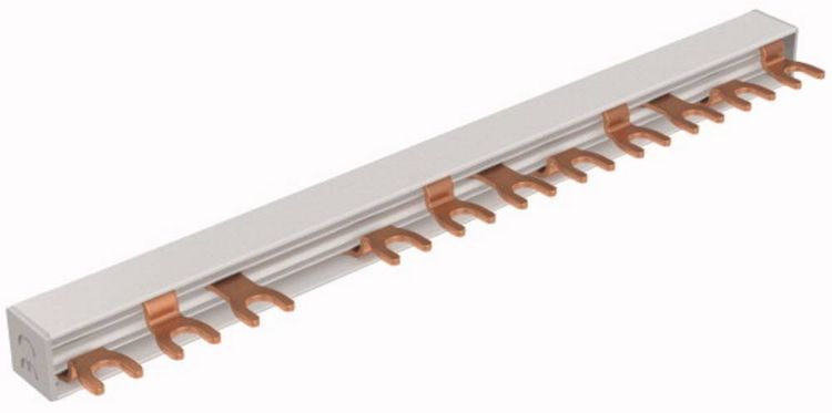 Produktbild: Eaton EP-501070 EVGK Gabelverschienung, 3-phasig, L1 - L2 - L3 - X + L1 - L2 - L3 Phasenschiene 63 A 1 St.
