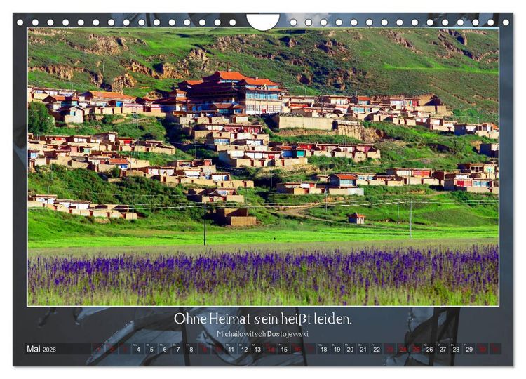 Produktbild: Facettenreiches Tibet (Wandkalender 2026 DIN A4 quer), CALVENDO Monatskalender