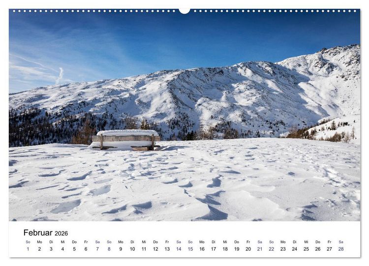 Produktbild: Ultental - Ein Jahr in Bildern (Wandkalender 2026 DIN A2 quer), CALVENDO Monatskalender