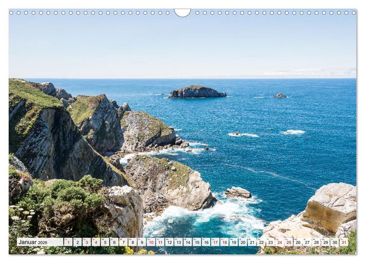 Produktbild: Nordspanien - wo Natur und Kultur verschmelzen (Wandkalender 2026 DIN A3 quer), CALVENDO Monatskalender