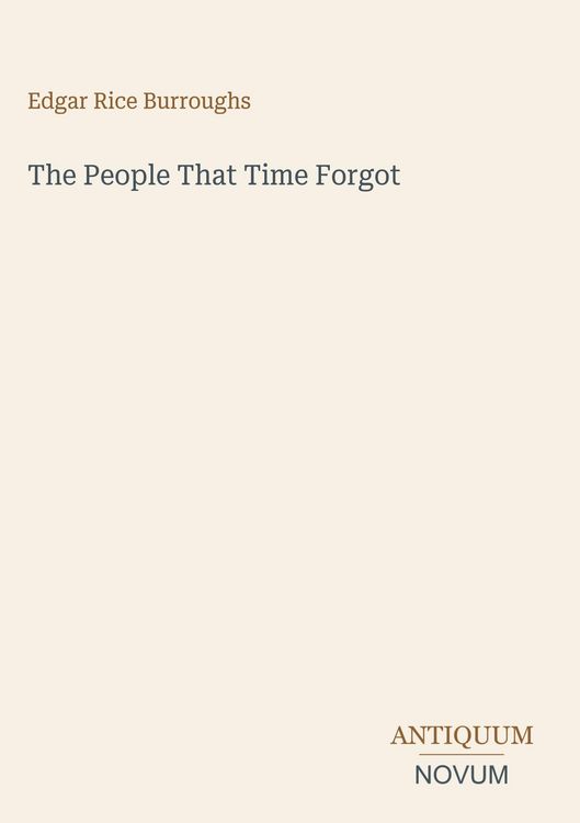 Produktbild: The People That Time Forgot