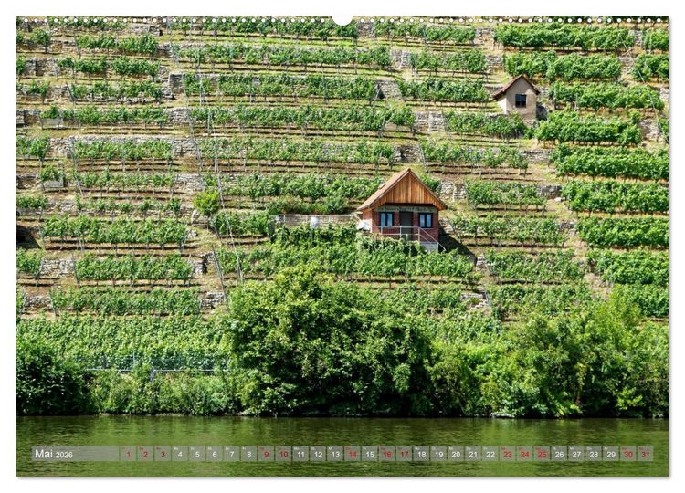 Produktbild: Weinbergh&auml;uschen - Schutz- und Werkzeughaus f&uuml;r den Weing&auml;rtner (hochwertiger Premium Wandkalender 2026 DIN A2 quer), Kunstdruck in Hochglanz