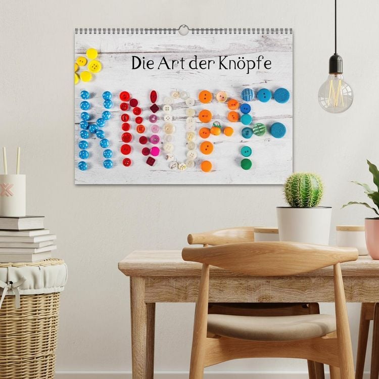 Produktbild: Die Art der Kn&ouml;pfe (Wandkalender 2026 DIN A3 quer), CALVENDO Monatskalender