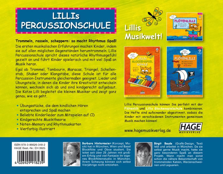 Produktbild: Lillis Percussionschule (mit CD)