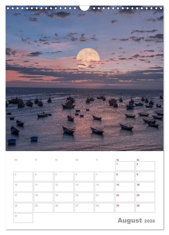 Produktbild: VOLLMOND-Planer - Im Licht der Nacht (Wandkalender 2026 DIN A3 hoch), CALVENDO Monatskalender