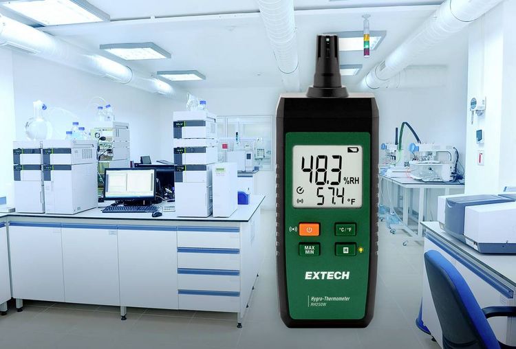 Produktbild: Extech RH250W Luftfeuchtemessger&auml;t (Hygrometer)