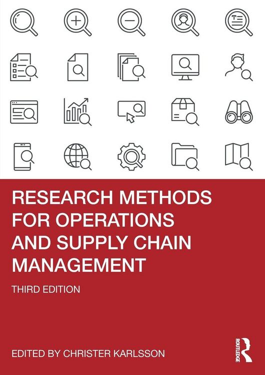 Produktbild: Research Methods for Operations and Supply Chain Management