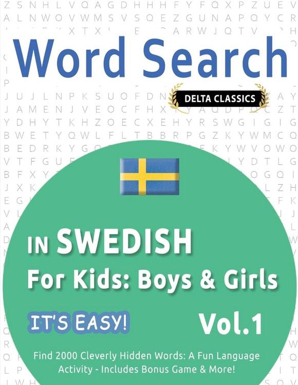 Produktbild: WORD SEARCH IN SWEDISH FOR KIDS