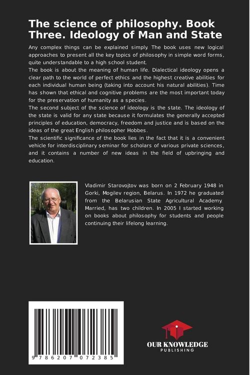 Produktbild: The science of philosophy. Book Three. Ideology of Man and State