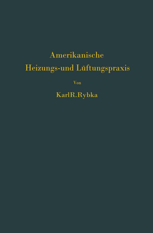 Produktbild: Amerikanische Heizungs- und L&uuml;ftungspraxis