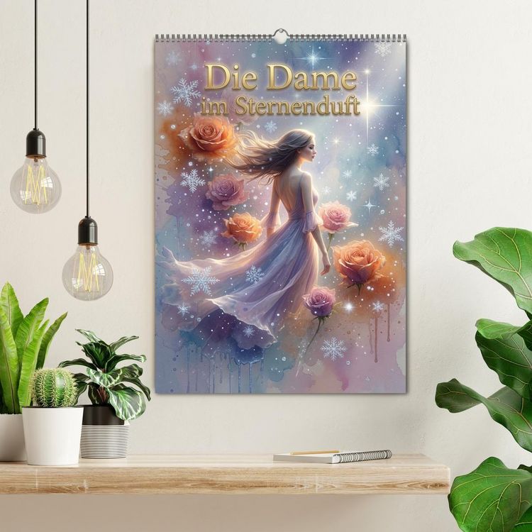 Produktbild: Die Dame im Sternenduft (Wandkalender 2027 DIN A2 hoch), CALVENDO Monatskalender