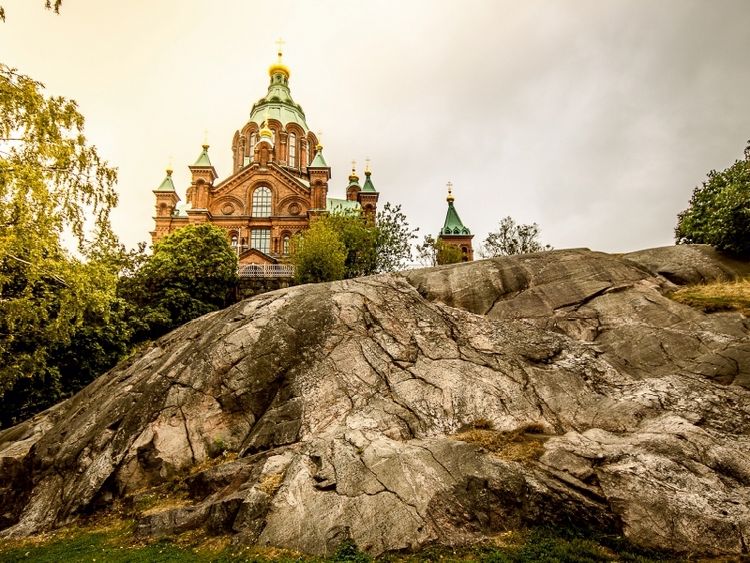 Produktbild: CALVENDO Puzzle Helsinki Kathedrale | 1000 Teile Lege-Gr&ouml;&szlig;e 64x48cm Foto-Puzzle f&uuml;r gl&uuml;ckliche Stunden