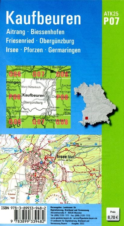 Produktbild: Kaufbeuren 1:25 000