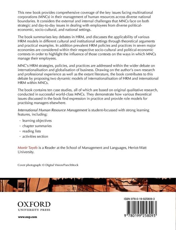 Produktbild: International Human Resource Management