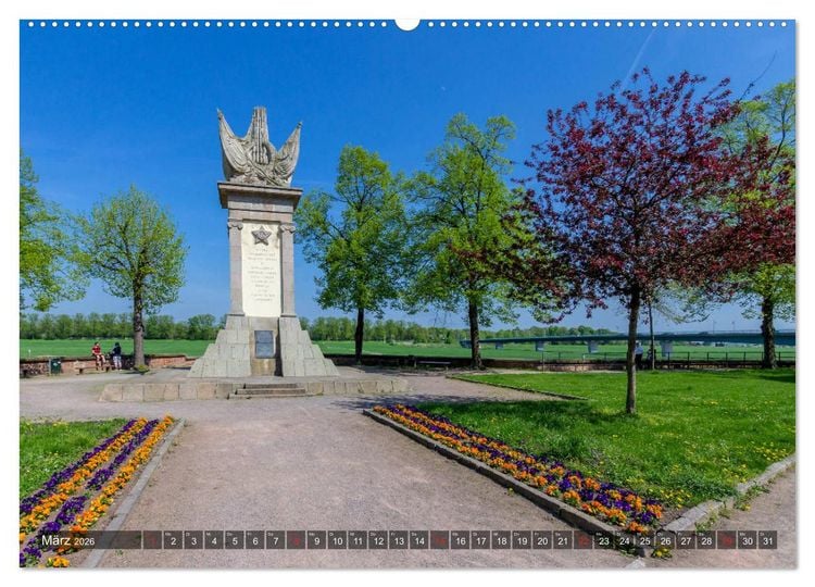 Produktbild: Unterwegs in Torgau (hochwertiger Premium Wandkalender 2026 DIN A2 quer), Kunstdruck in Hochglanz