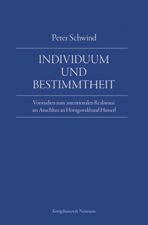 Produktbild: Individuum und Bestimmtheit