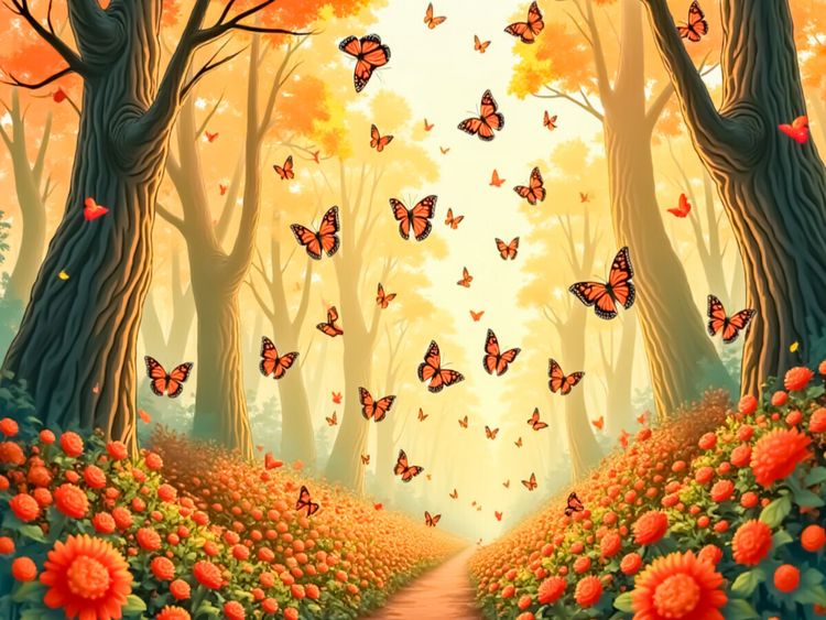 Produktbild: CALVENDO Puzzle Monarchfalter-Migration in Mexiko | 1000 Teile Lege-Gr&ouml;&szlig;e 64x48cm Foto-Puzzle f&uuml;r gl&uuml;ckliche Stunden
