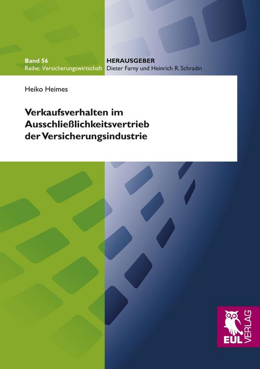 Produktbild: Verkaufsverhalten im Ausschlie&szlig;lichkeitsvertrieb der Versicherungsindustrie