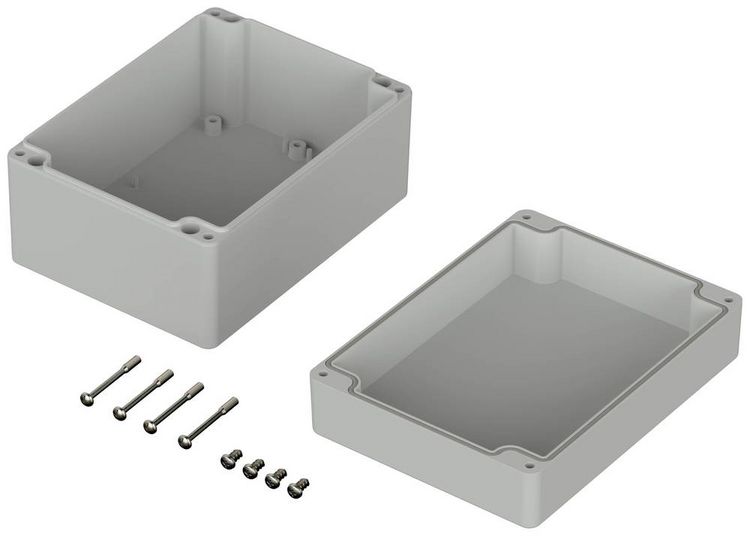 Produktbild: Bopla EUROMAS T 238 03238000 Industrie-Geh&auml;use 160 x 120 x 90 ABS Lichtgrau (RAL 7035) 1St.