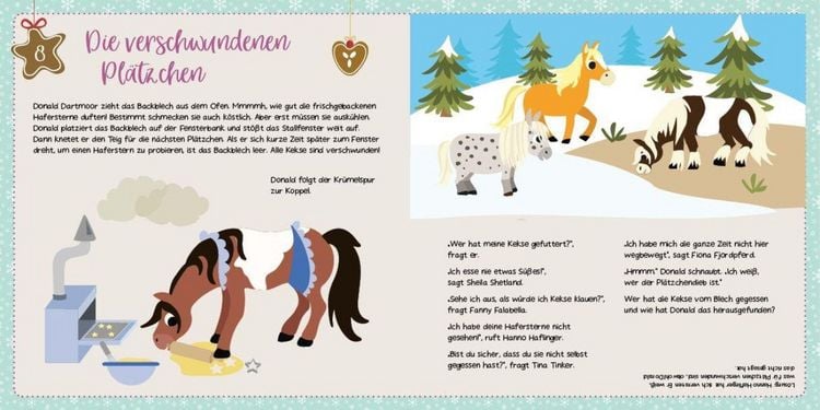 Produktbild: Mein Mein Pferde-Adventskalender zum Mitmachen