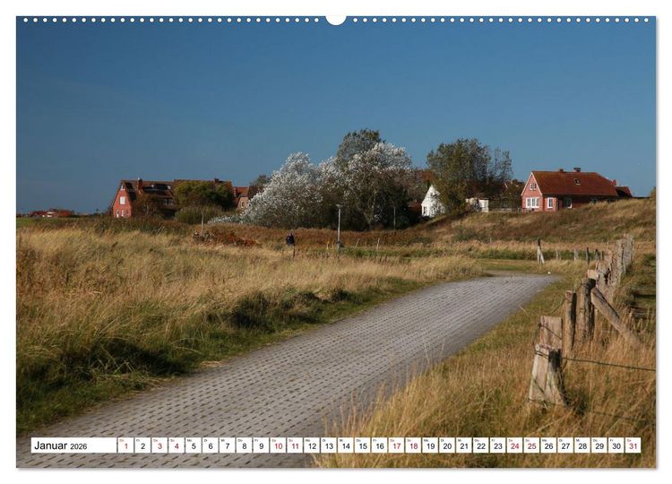 Produktbild: Insel Baltrum, Perle im Ostfriesischen Wattenmeer (hochwertiger Premium Wandkalender 2026 DIN A2 quer), Kunstdruck in Hochglanz