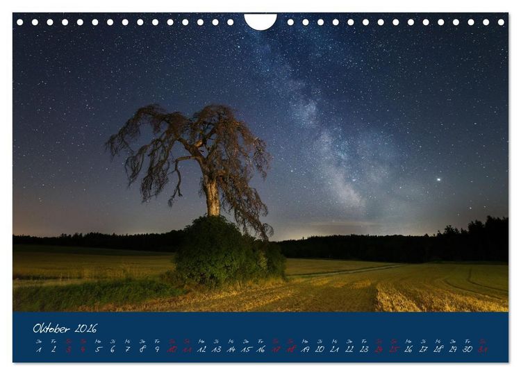 Produktbild: Welt unter Sternen (Wandkalender 2026 DIN A4 quer), CALVENDO Monatskalender