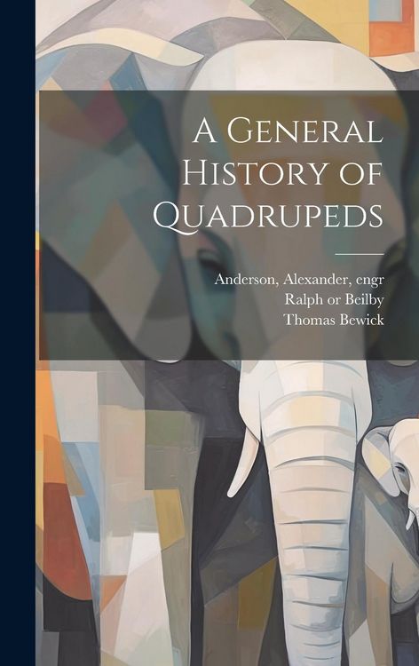 Produktbild: A General History of Quadrupeds