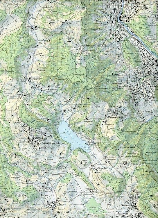 Produktbild: Swisstopo 1 : 25 000 Albis