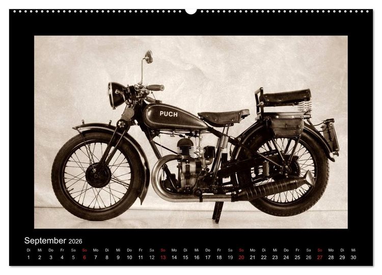 Produktbild: Motorrad Oldtimer aus &Ouml;sterreich (hochwertiger Premium Wandkalender 2026 DIN A2 quer), Kunstdruck in Hochglanz
