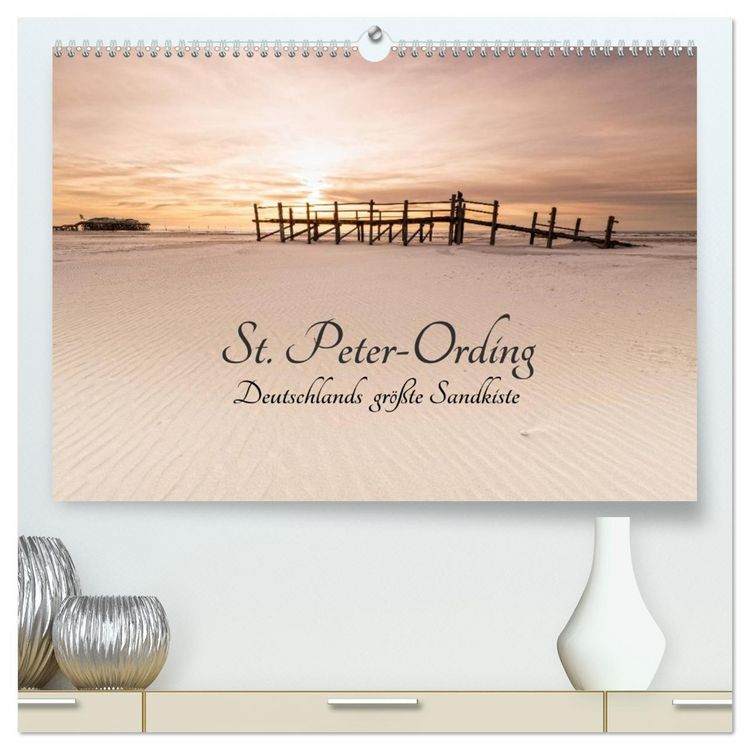Produktbild: St. Peter-Ording. Deutschlands gr&ouml;&szlig;te Sandkiste (hochwertiger Premium Wandkalender 2026 DIN A2 quer), Kunstdruck in Hochglanz